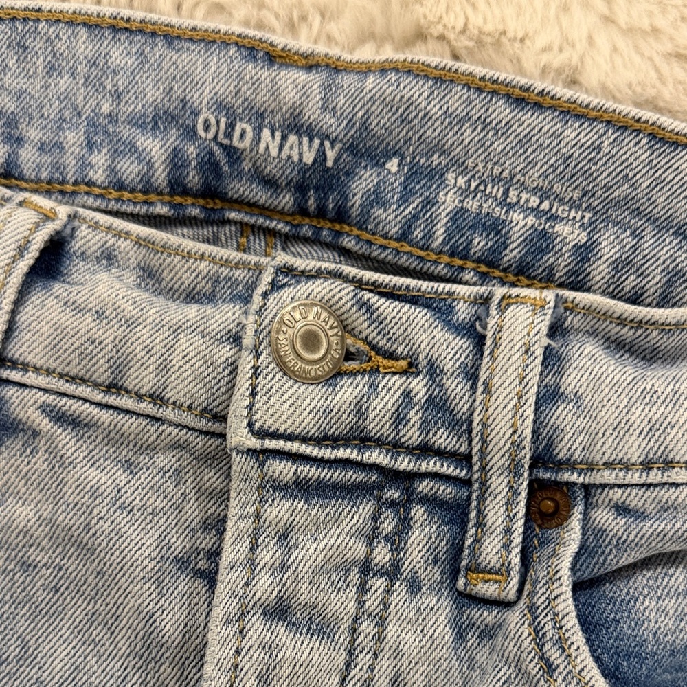 Old Navy Women's Denim Straight Leg Jeans
